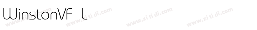 WinstonVF Light字体转换